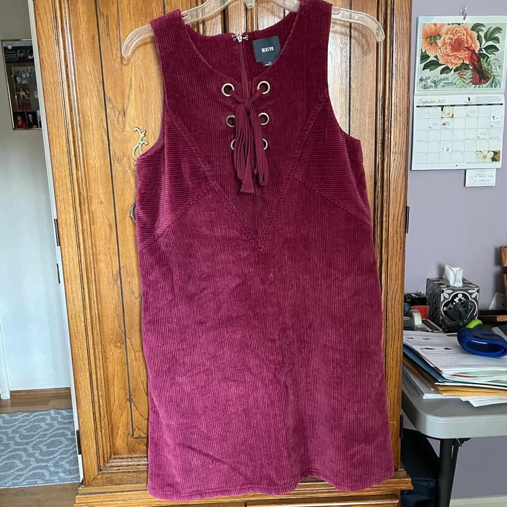 Anthropologie Maeve Corduroy Dress